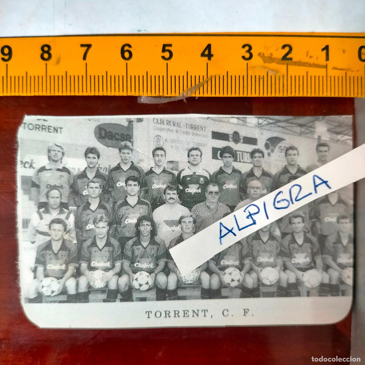 Sammelleidenschaft Sport: CLIPPING ANTIGUO RECORTE DE FUTBOL EQUIPO ALINEACION LIGA PLANTILLA - TORRENT C. F.
