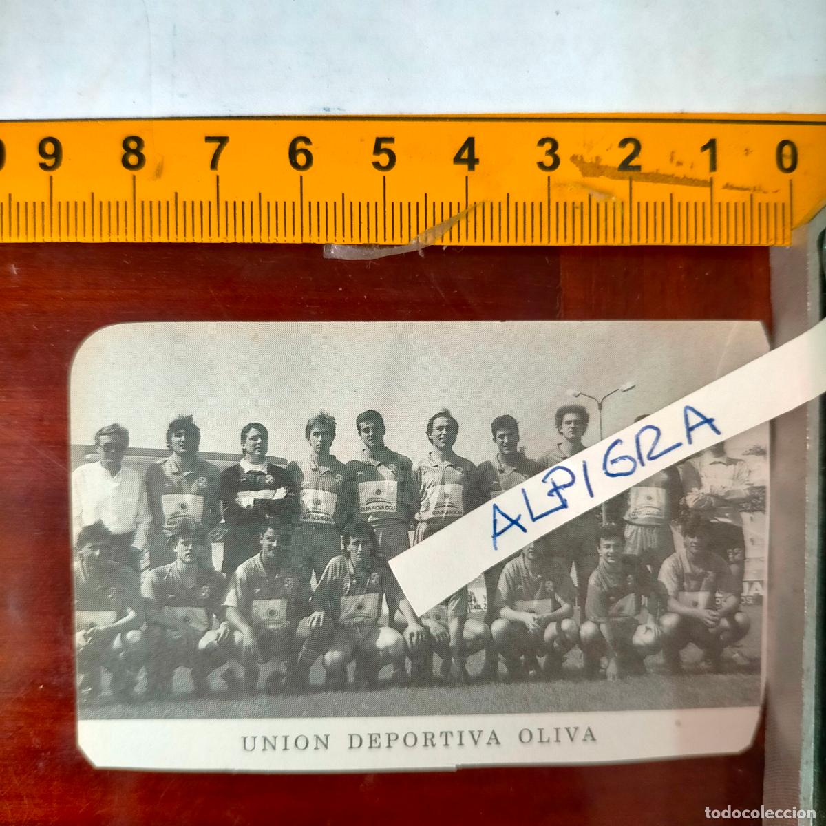 Sammelleidenschaft Sport: CLIPPING ANTIGUO RECORTE DE FUTBOL EQUIPO ALINEACION LIGA PLANTILLA - UNION DEPORTIVA OLIVA