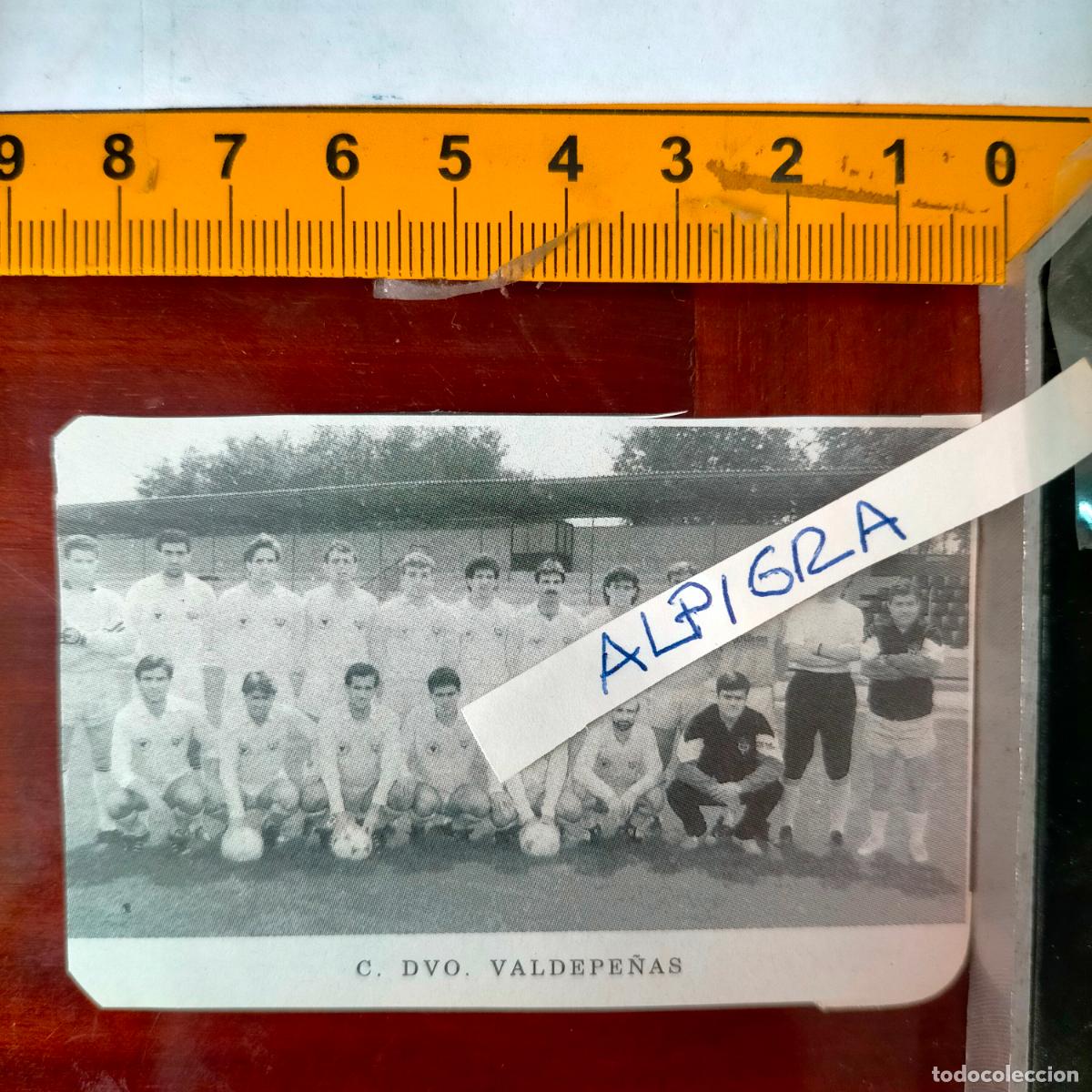 Sammelleidenschaft Sport: CLIPPING ANTIGUO RECORTE DE FUTBOL EQUIPO ALINEACION LIGA PLANTILLA - C. DVO. VALDEPE&Ntilde;AS