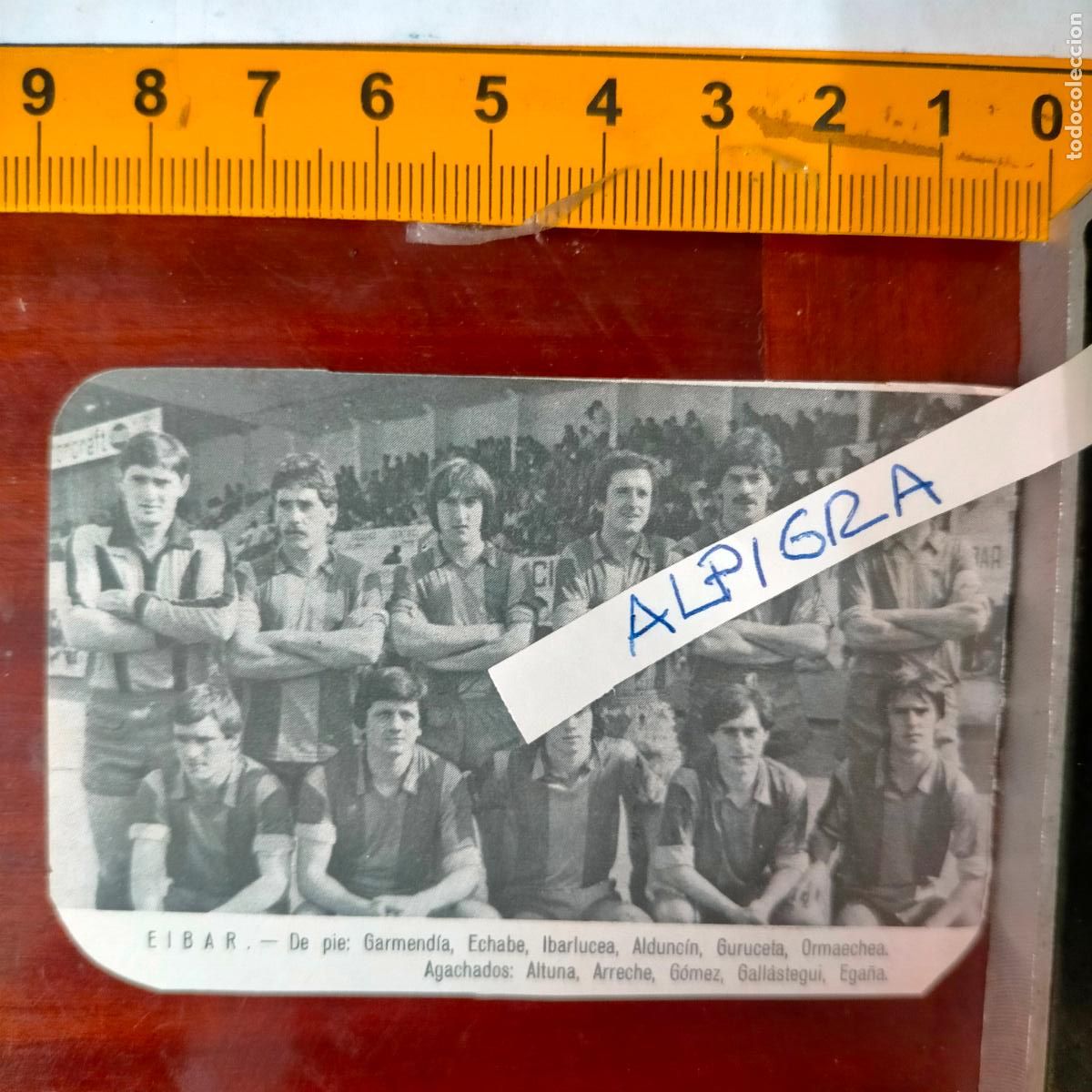 Sammelleidenschaft Sport: CLIPPING ANTIGUO RECORTE DE FUTBOL EQUIPO ALINEACION LIGA PLANTILLA - EIBAR