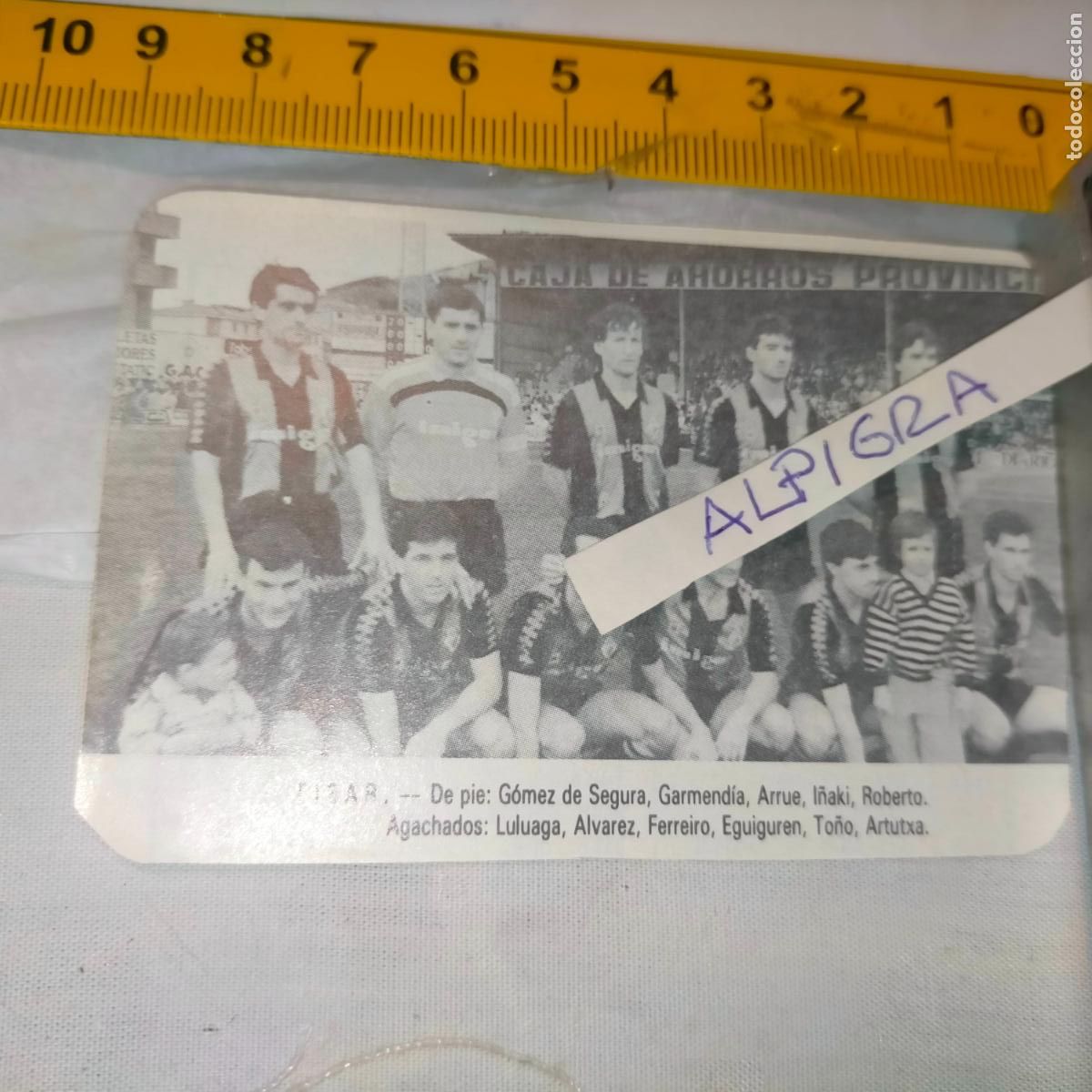 Sammelleidenschaft Sport: CLIPPING ANTIGUO RECORTE DE FUTBOL EQUIPO ALINEACION LIGA PLANTILLA JUGADORES - EIBAR