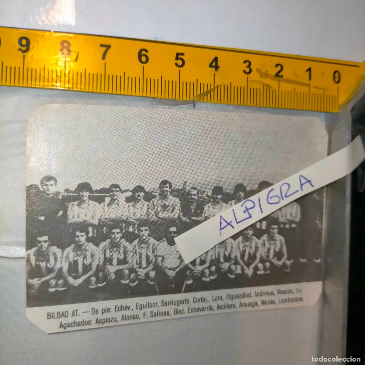 Sammelleidenschaft Sport: CLIPPING ANTIGUO RECORTE DE FUTBOL EQUIPO ALINEACION LIGA PLANTILLA JUGADORES -BILBAO AT.