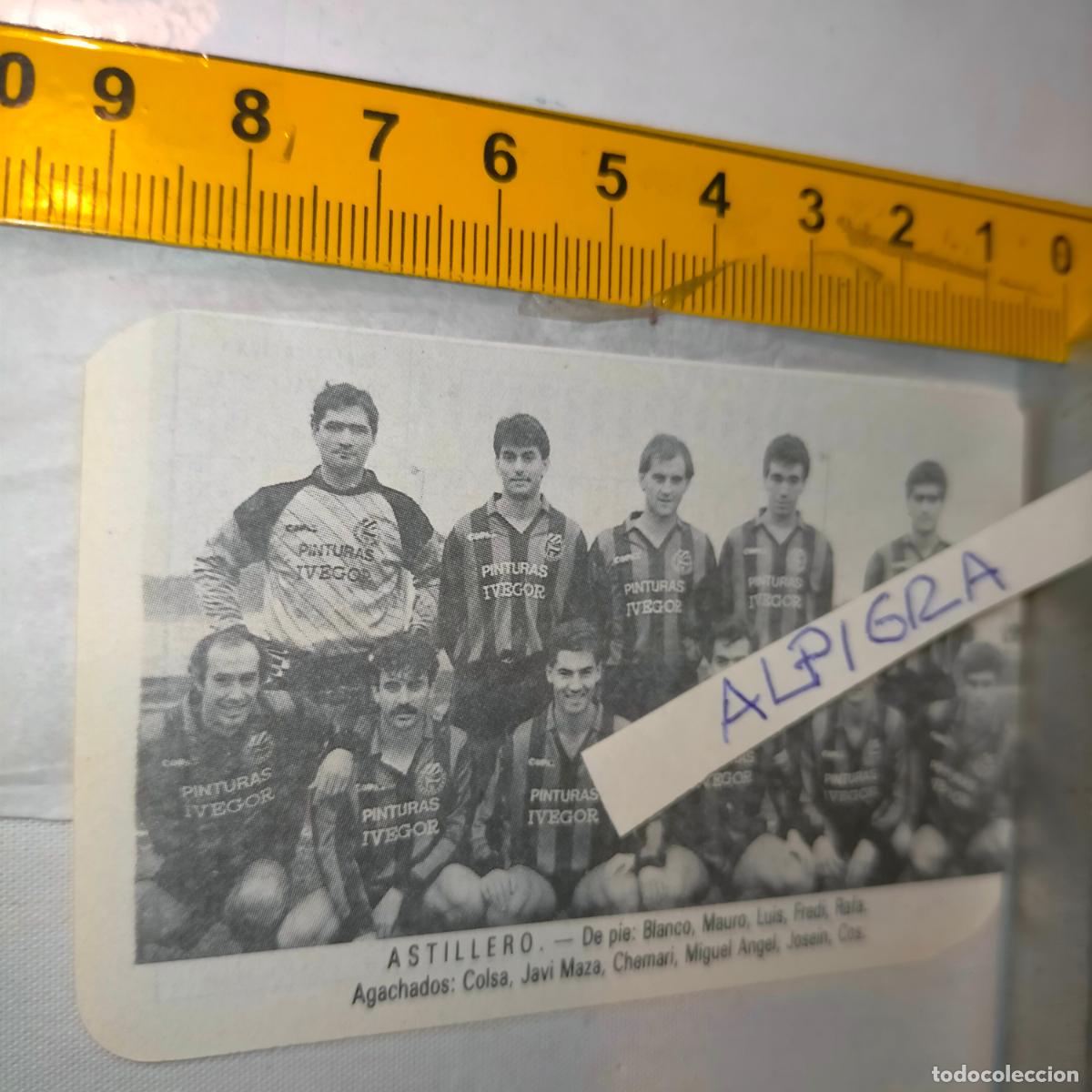 Collezionismo sportivo: CLIPPING ANTIGUO RECORTE DE FUTBOL EQUIPO ALINEACION LIGA PLANTILLA JUGADORES - ASTILLERO