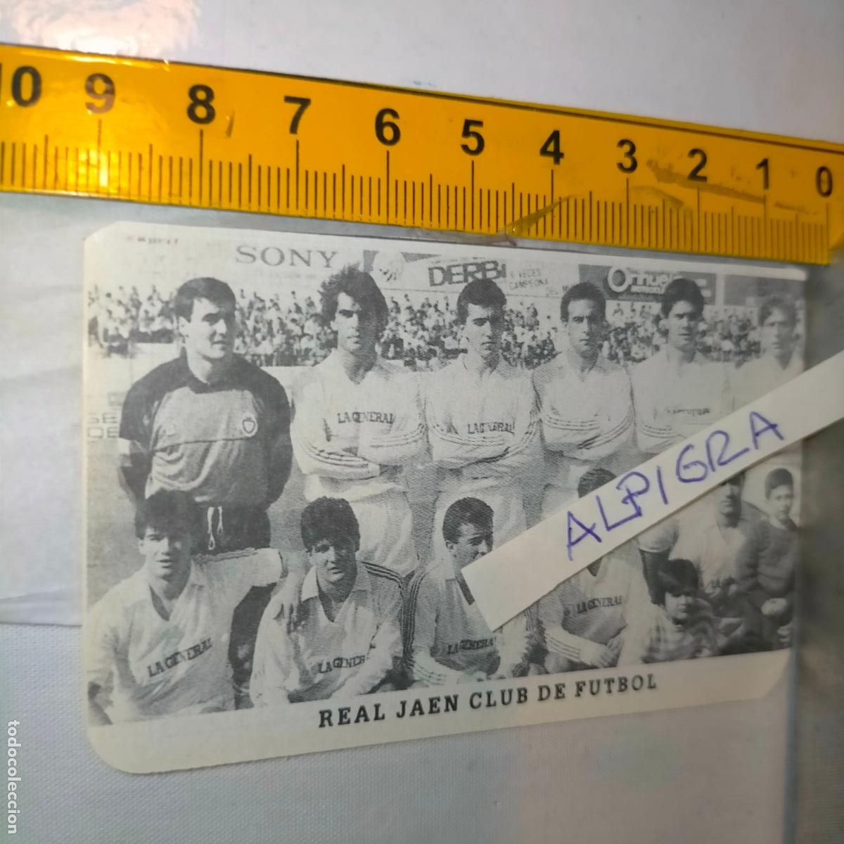Sammelleidenschaft Sport: CLIPPING ANTIGUO RECORTE DE FUTBOL EQUIPO ALINEACION LIGA PLANTILLA JUGADORES - REAL JAEN