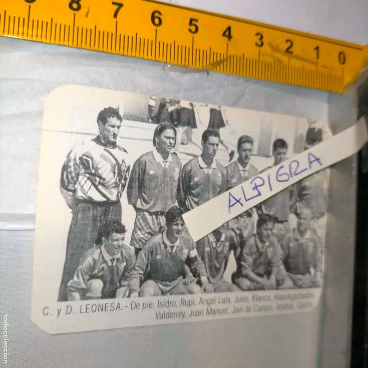 Sammelleidenschaft Sport: CLIPPING ANTIGUO RECORTE DE FUTBOL EQUIPO ALINEACION LIGA PLANTILLA JUGADORES - DEPORTIVO LEONESA
