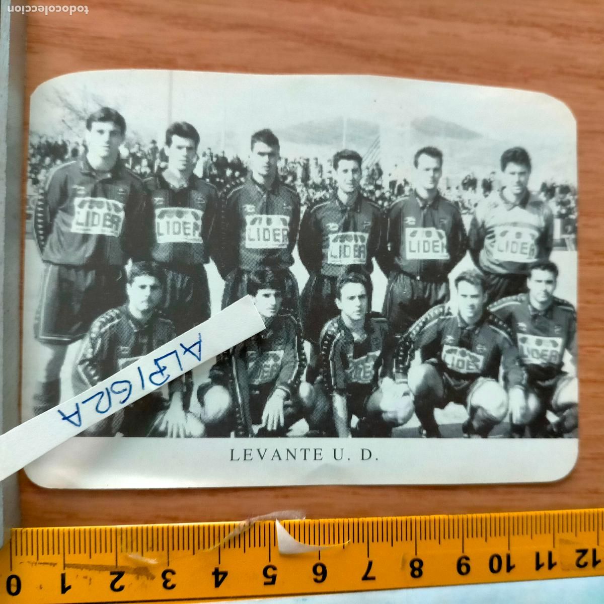 Collezionismo sportivo: CLIPPING ANTIGUO RECORTE DE FUTBOL - ALINEACION EQUIPO LEVANTE UNION DEPORTIVA