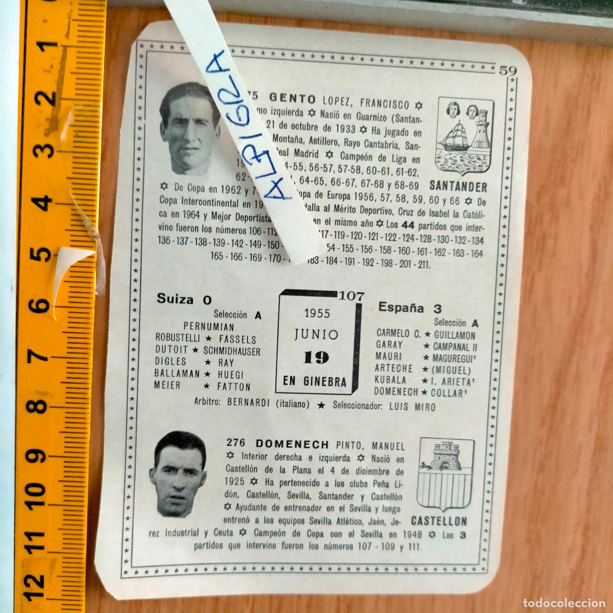 Sammelleidenschaft Sport: CLIPPING ANTIGUO RECORTE DE FUTBOL - SANTANDER CASTELLON 1955