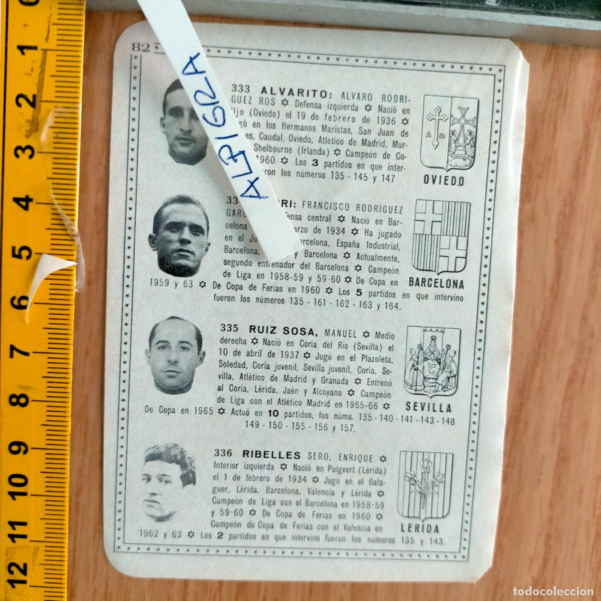 Sammelleidenschaft Sport: CLIPPING ANTIGUO RECORTE DE FUTBOL - OVIEDO BARCELONA SEVILLA LERIDA