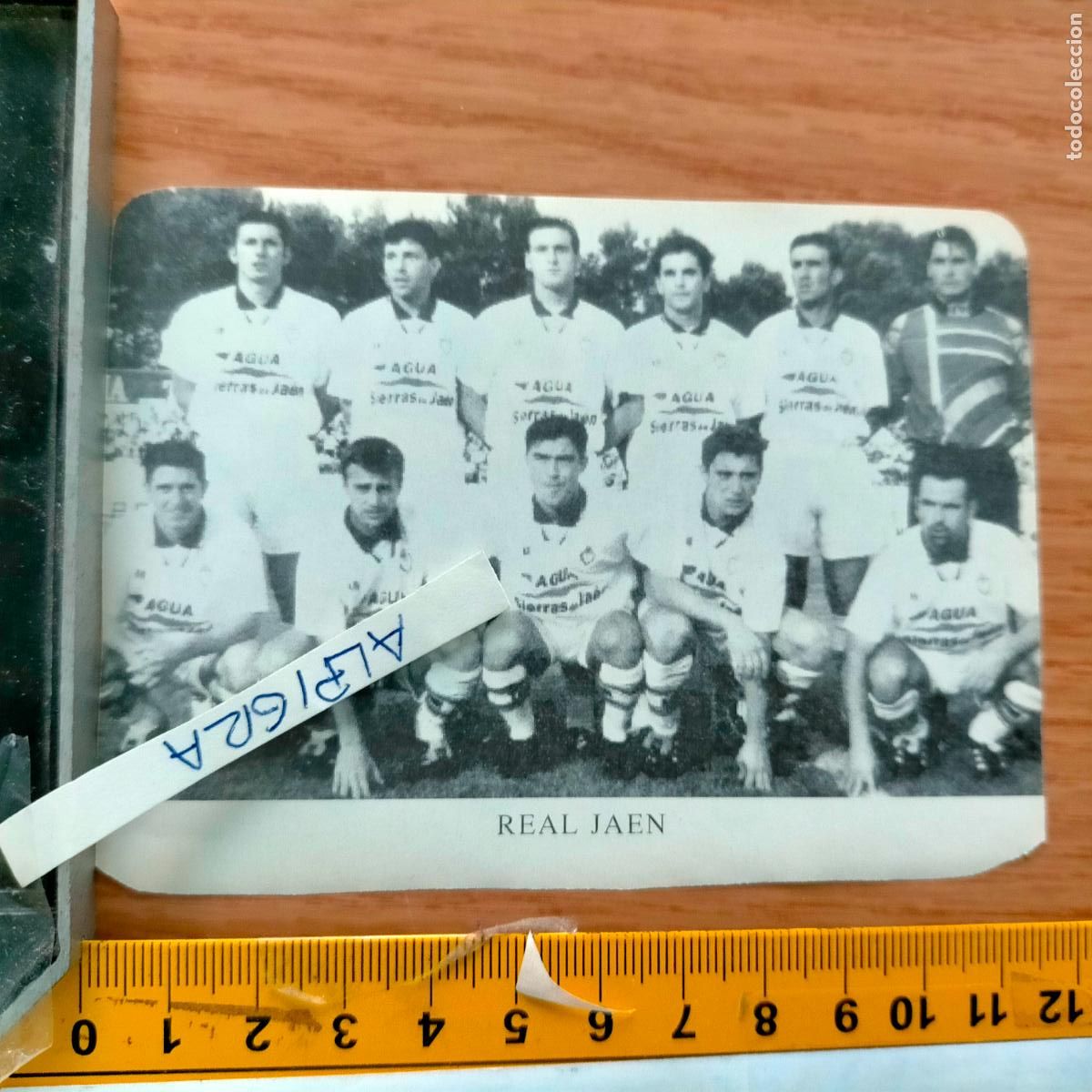 Collezionismo sportivo: CLIPPING ANTIGUO RECORTE DE FUTBOL - L REAL JAEN EQUIPO ALINEACION