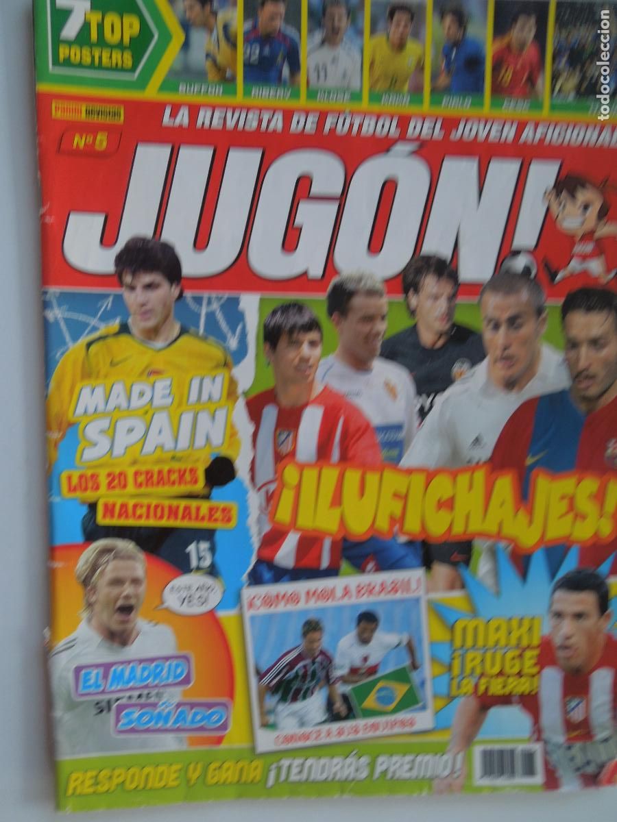 Collectionnisme sportif: JUGON REVISTA N&ordm; 5 - CON POSTER ITALIA CAMPEONA DEL MUNDO - PANINI -