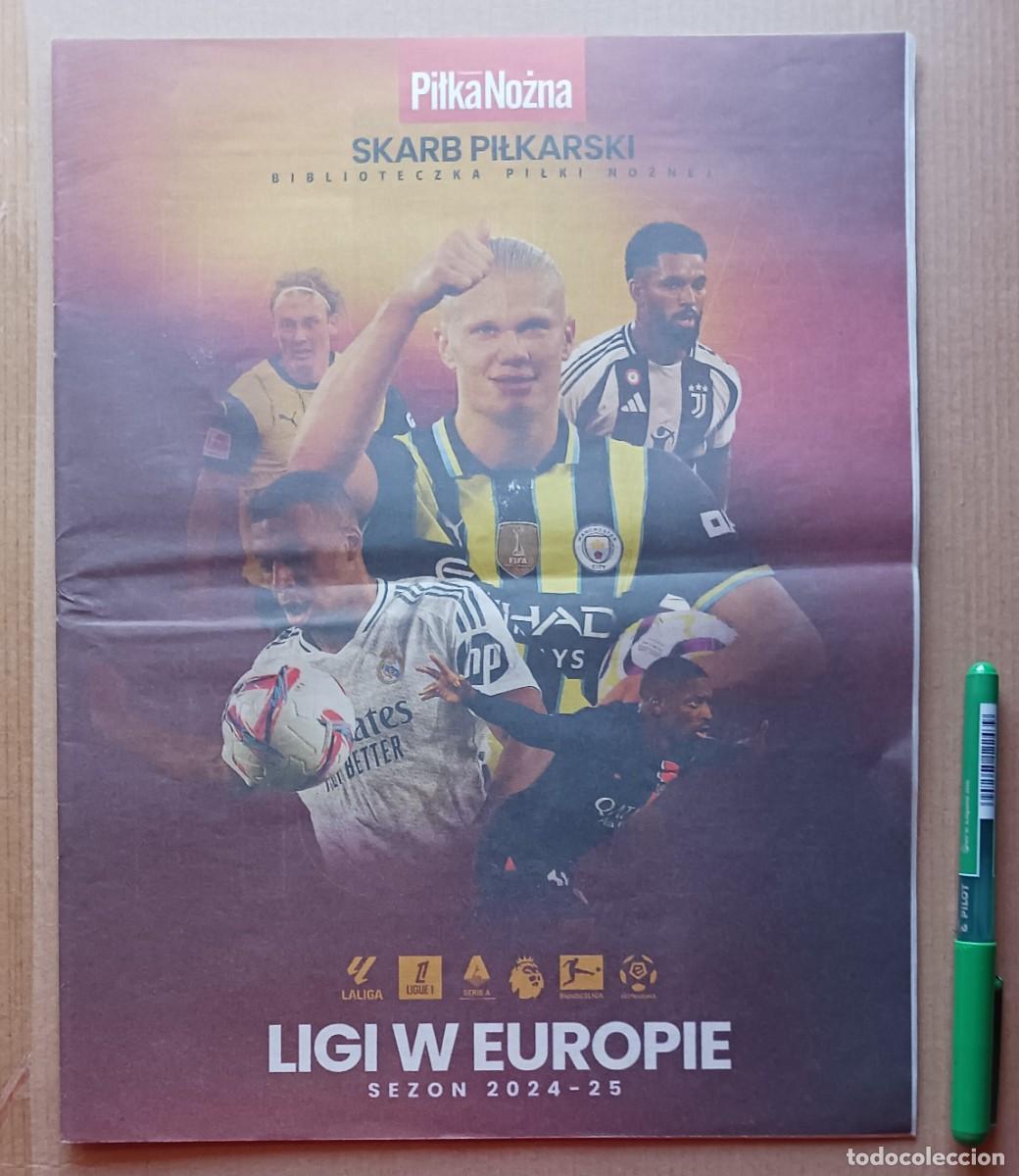 Colecionismo desportivo: REVISTA PILKA NOZNA POLONIA 5 GRANDES LIGAS EUROPA 2024-25 ESP + ALE + ING + FRA + ITA MAGAZINE R309