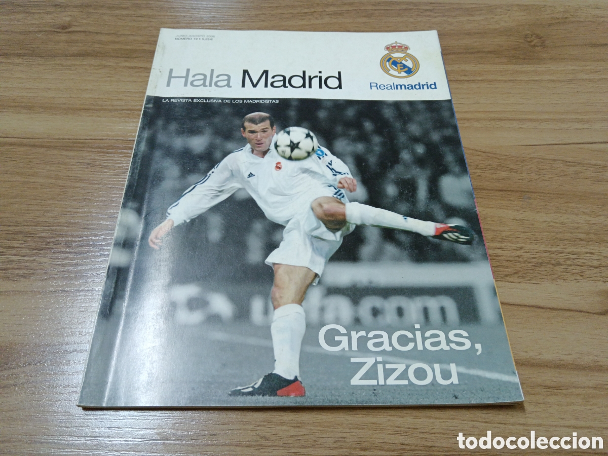 Sammelleidenschaft Sport: 2006 REVISTA HALA MADRID N&deg; 19 GRACIAS ZIZOU