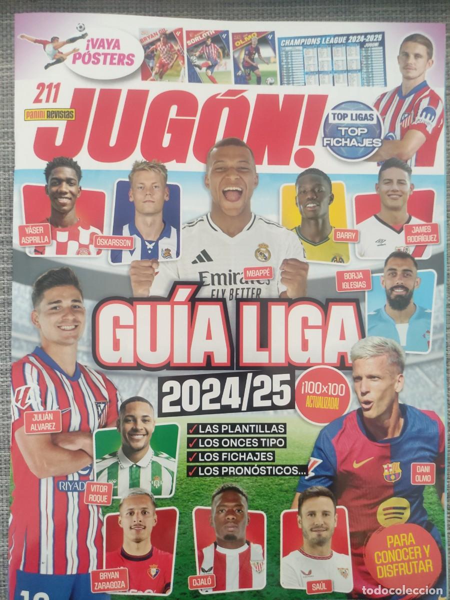 Sammelleidenschaft Sport: REVISTA JUG&Oacute;N N&Uacute;M 211 con posters incluidos R.MADRID, DANI OLOMO...