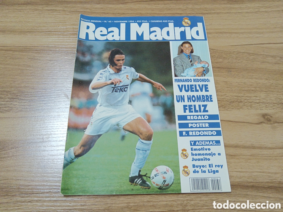 Sammelleidenschaft Sport: REVISTA REAL MADRID N&deg; 62 FERNANDO REDONDO BUYO JUANITO