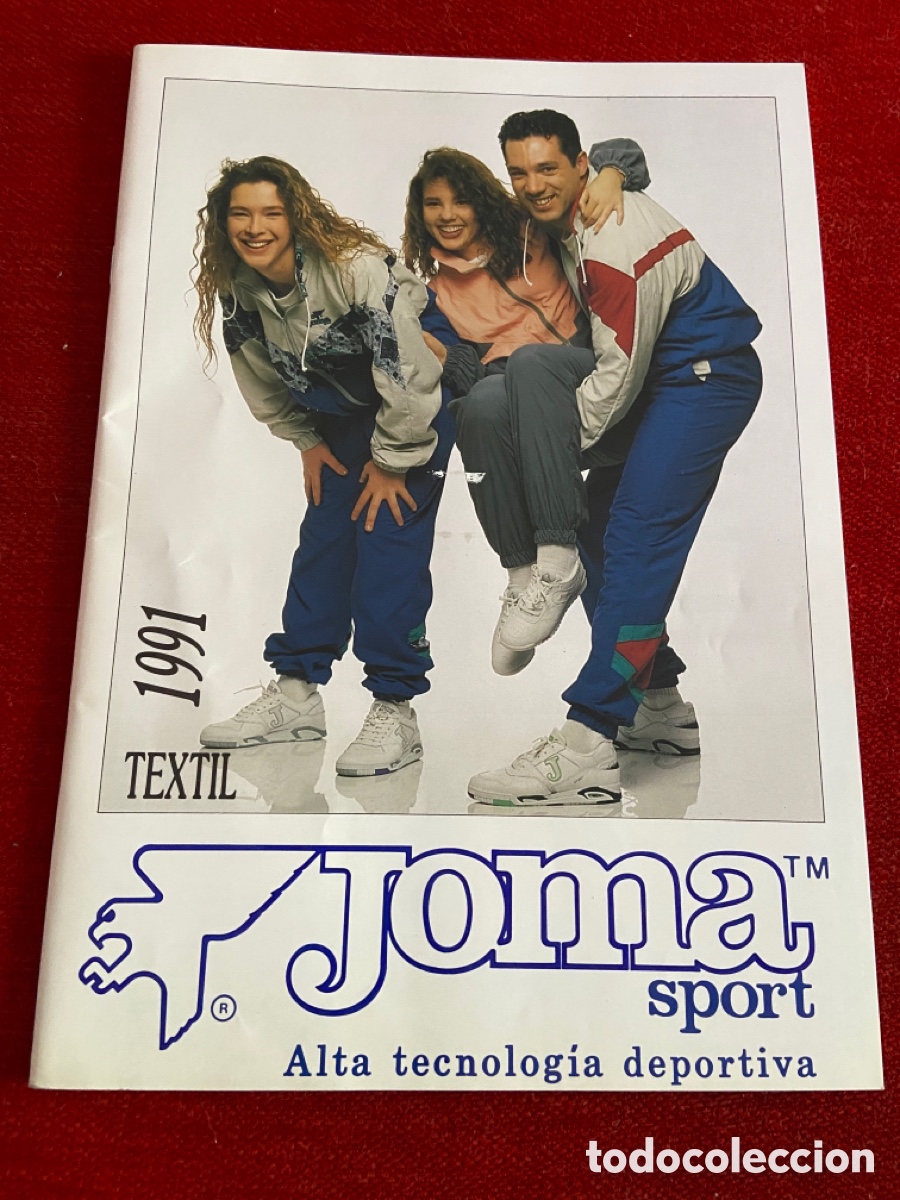 Sports collectibles: CATALOGO JOMA SPORT 1991 TEXTIL BUTRAGUE&Ntilde;O FERMIN CACHO MIGUEL SOLER SANTI ARAGON TXIKI BEGUIRISTAIN