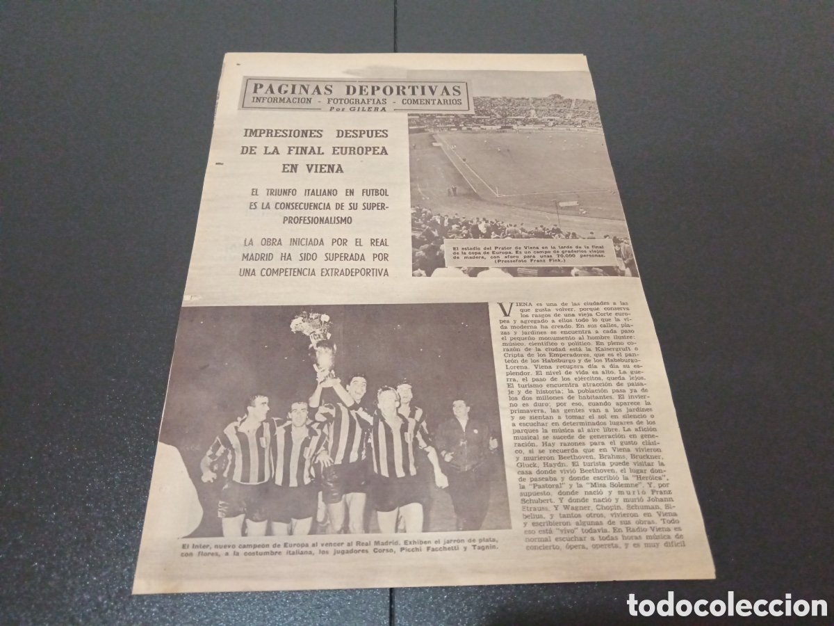 Coleccionismo deportivo: REVISTA ABC A&Ntilde;O 1964