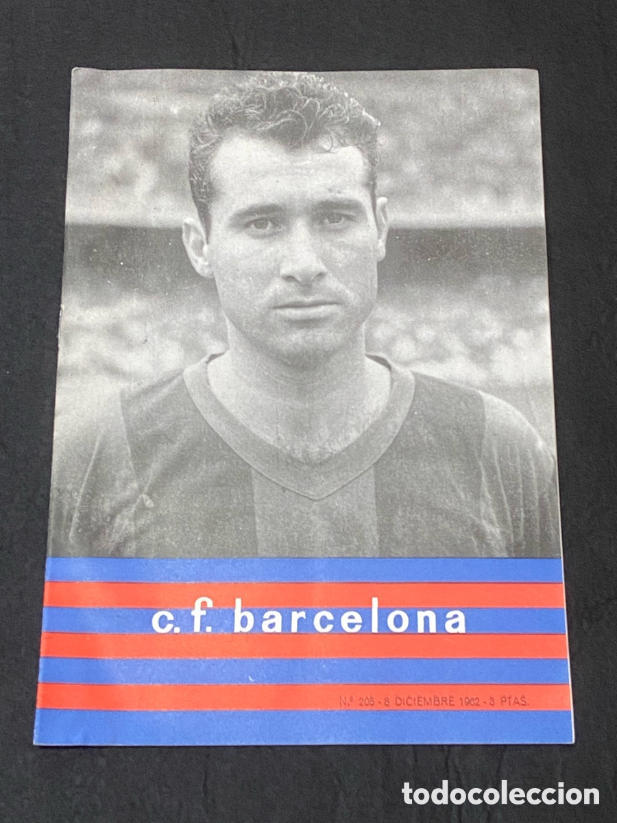 Collezionismo sportivo: PROGRAMA OFICIAL 205 FC BARCELONA ATLETICO DE MADRID LIGA 62-63 8 DICIEMBRE 1962 GRACIA FUTBOL