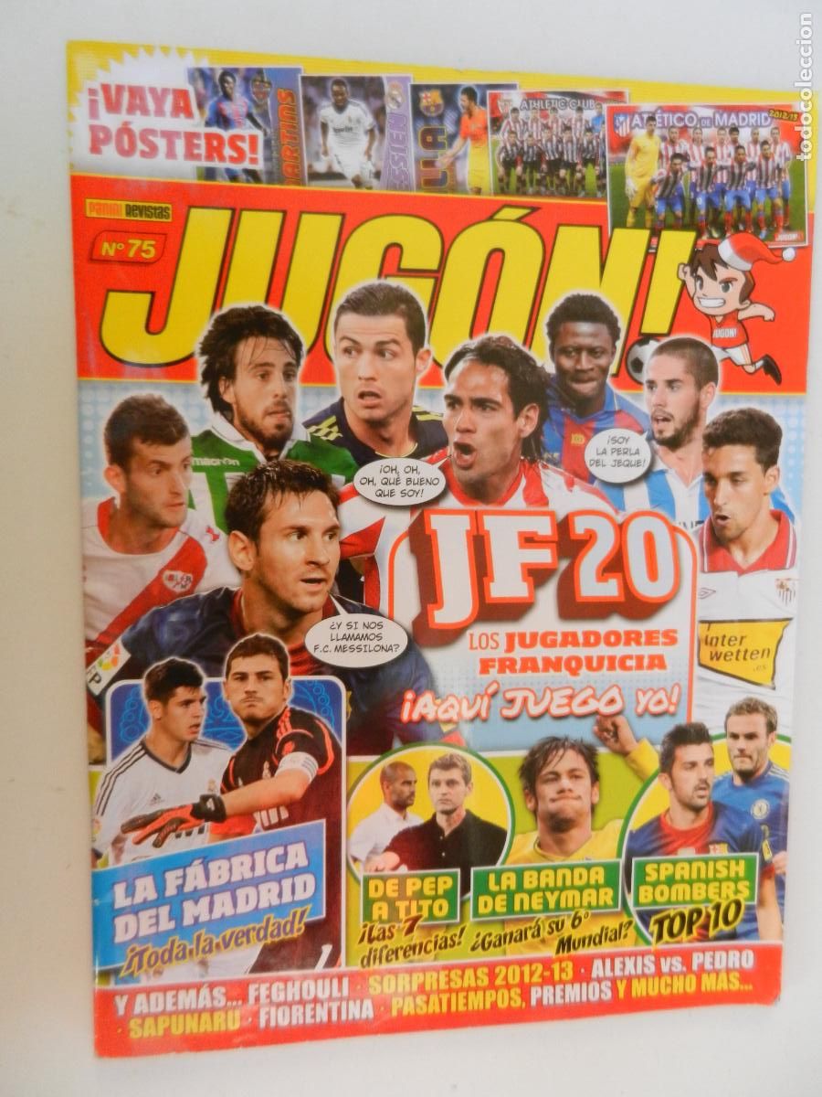 Collectionnisme sportif: JUGON REVISTA N&ordm; 75- CON POSTERJF 20 - PANINI -