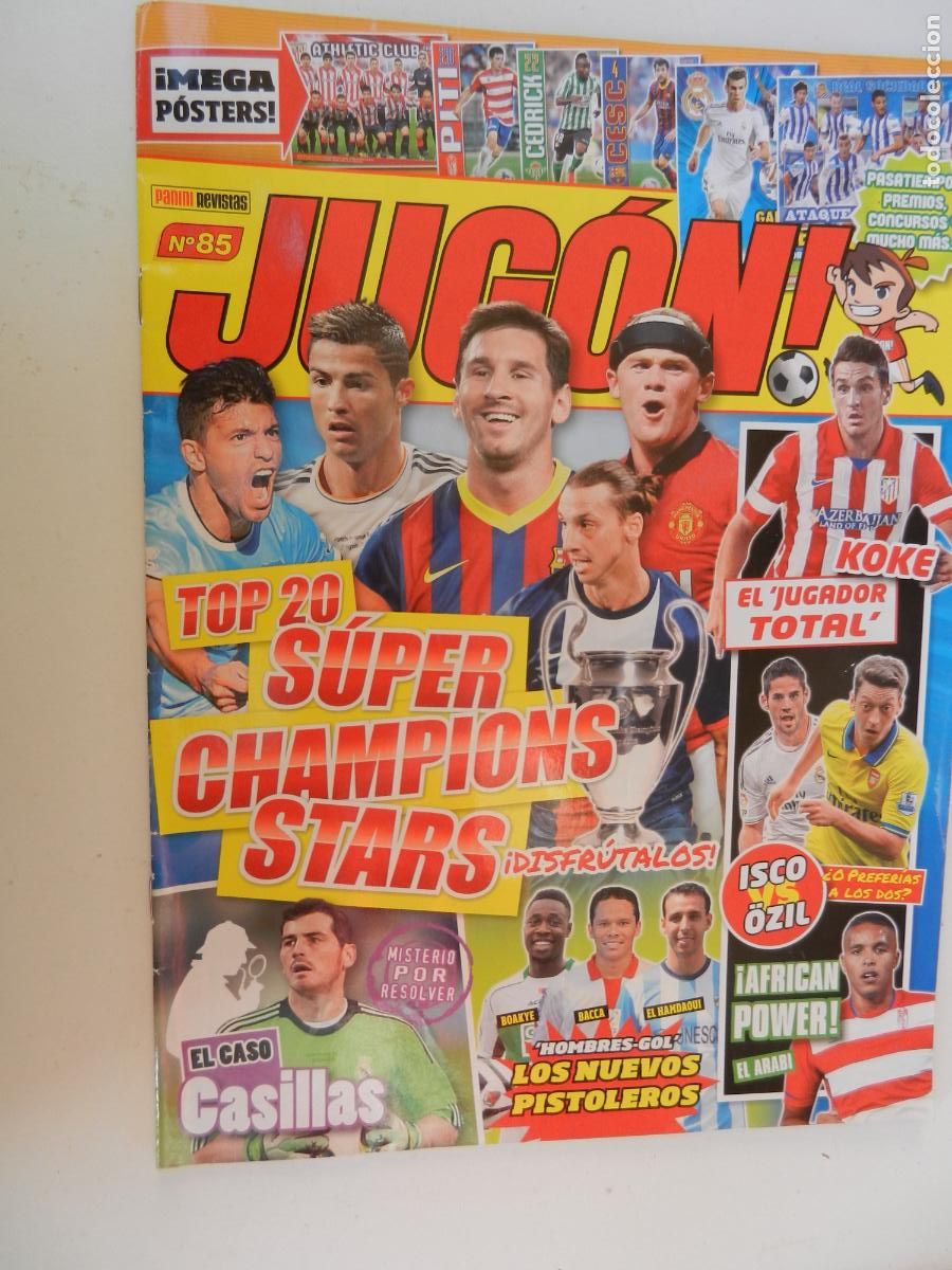 Collectionnisme sportif: JUGON REVISTA N&ordm; 85 - TOP SUPER CHAMPIONS STARDR - SIN POSTER