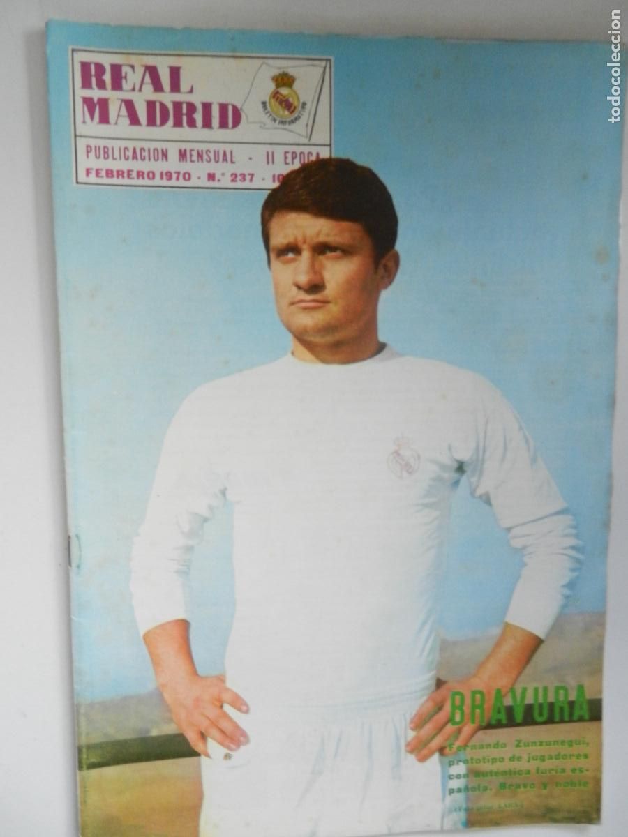 Sammelleidenschaft Sport: REVISTA N&ordm; 237 - FEBRERO -1970- Fernando Zunzunegui Bravura Real Madrid baloncesto