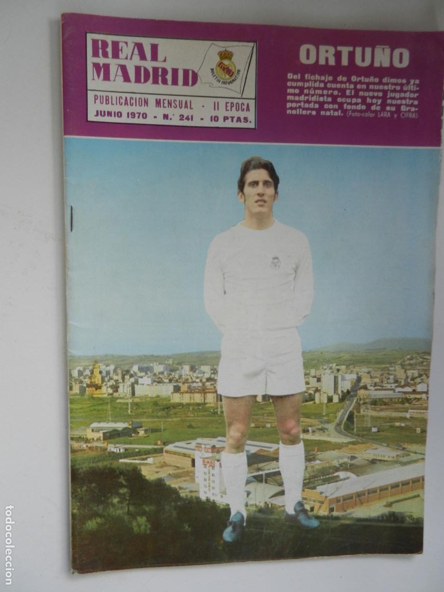 Sammelleidenschaft Sport: REVISTA N&ordm; 241 -JUNIO -1970 - POSTER AMANCIO - ORTU&Ntilde;O - BALLESTER - POSTER AMANCIO