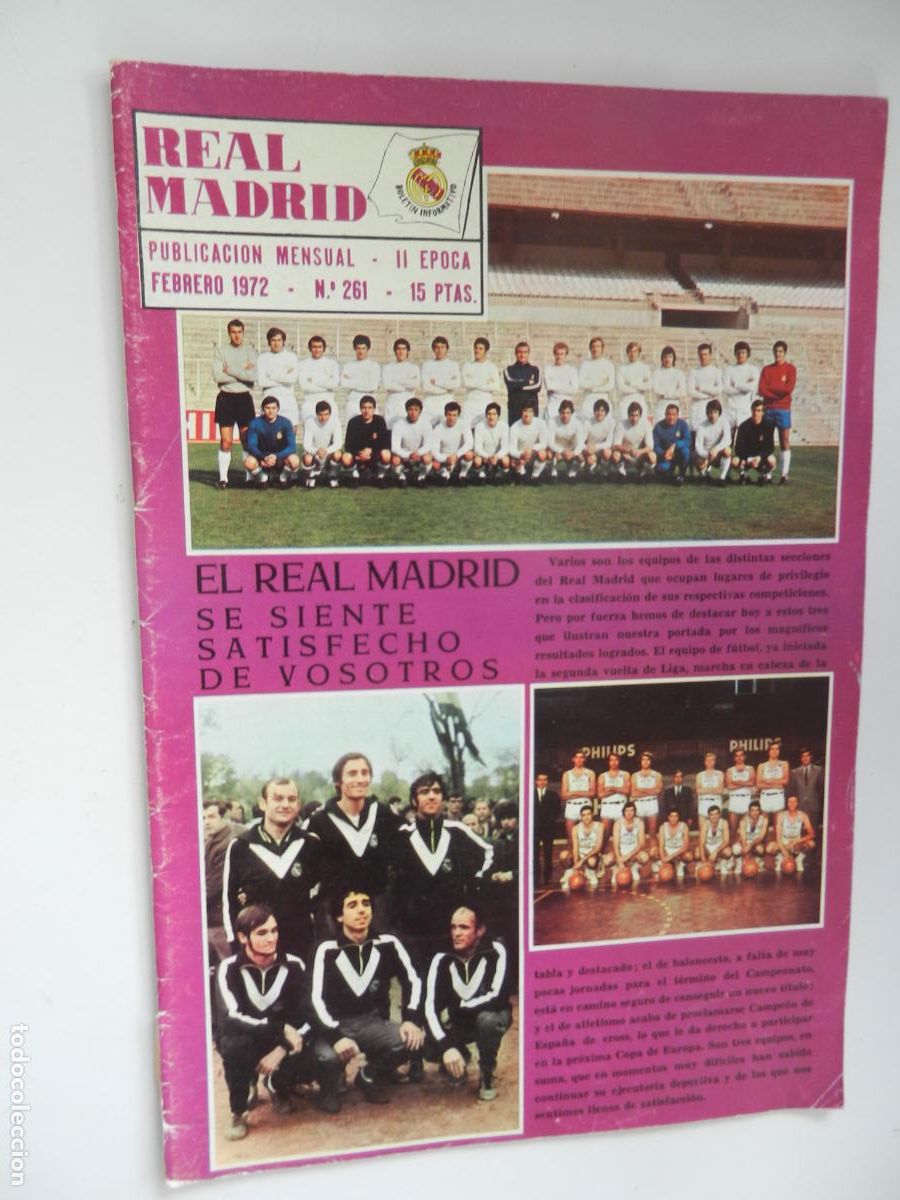 Collectionnisme sportif: REVISTA N&ordm; 261 - FEBRERO 1972 -LIGA EN ACCION LEONCITO