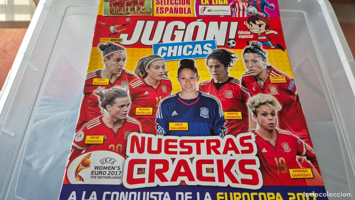 Colecionismo desportivo: PANINI REVISTA JUGON CHICAS NUESTRAS CRACKS EUROCOPA 2017