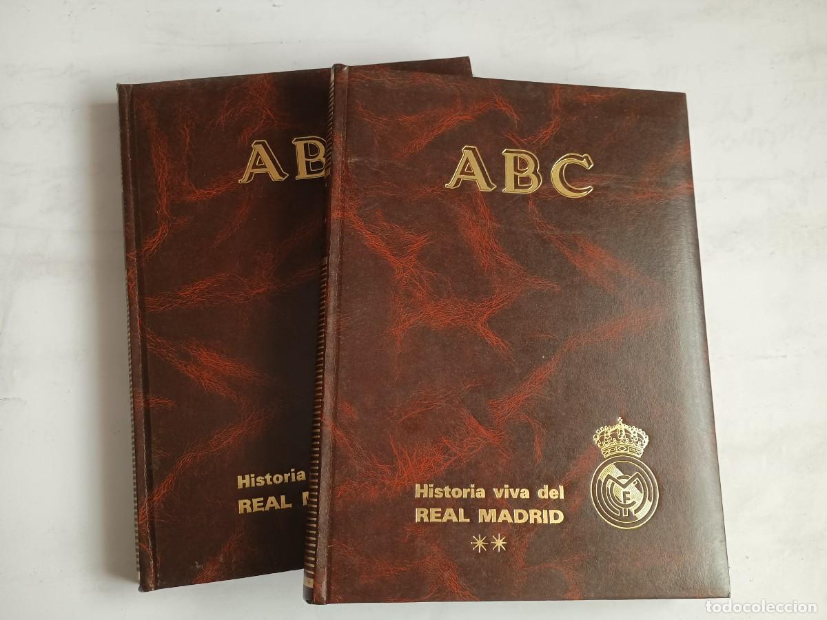 Coleccionismo deportivo: HISTORIA VIVA DEL REAL MADRID 2 TOMOS - COLECCIONABLE DE ABC ENCUADERNADO