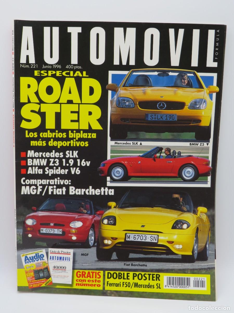 Coleccionismo deportivo: REVISTA AUTOM&Oacute;VIL. N&ordm; 247. AGOSTO 1998 - ESPECIAL ROADSTER/MERCEDES SLK/BMW/ALFA SPIDER