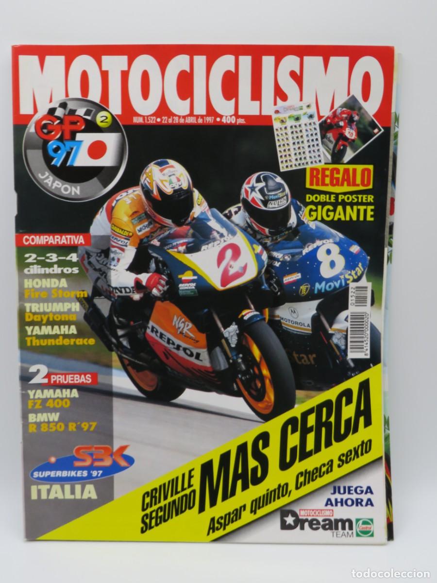 Coleccionismo deportivo: REVISTA MOTOCICLISMO N&ordm; 1522 ABRIL DE 1997