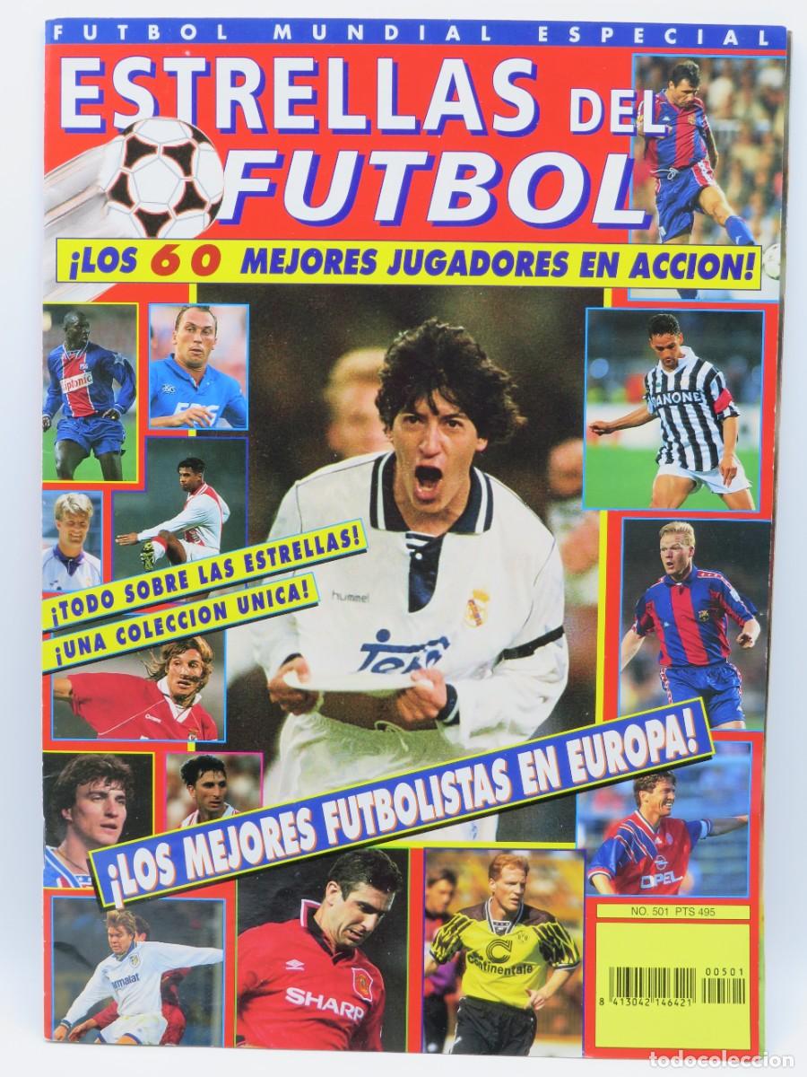 Coleccionismo deportivo: REVISTA. ESTRELLAS DE FUTBOL. LOS 60 MEJORES JUGADORES EN ACCI&Oacute;N