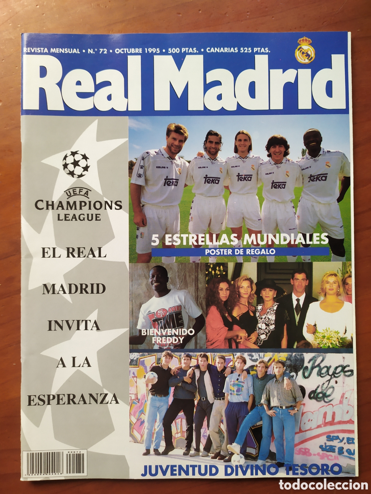 Sammelleidenschaft Sport: Revista Real Madrid 72 octubre 1995 Laudrup Rincon Redondo Zamorano
