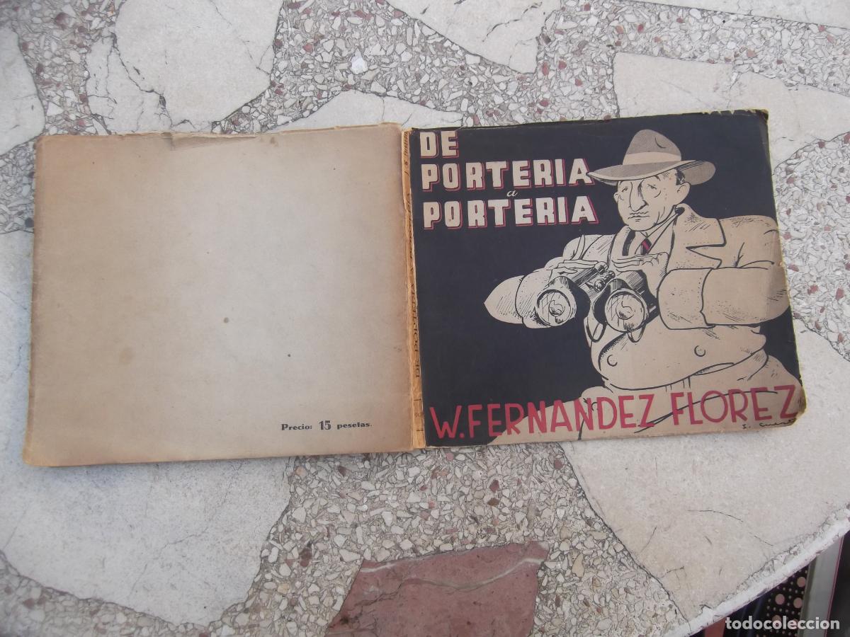 Collezionismo sportivo: de porteria a porteria ,w.fernandez flores, 1949, ilustraciones ismael cuesta y m. chacon, impresion