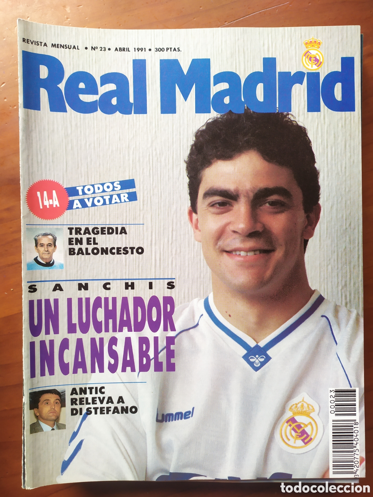 Sammelleidenschaft Sport: Revista Real Madrid 23 abril 1991 Sanch&iacute;s