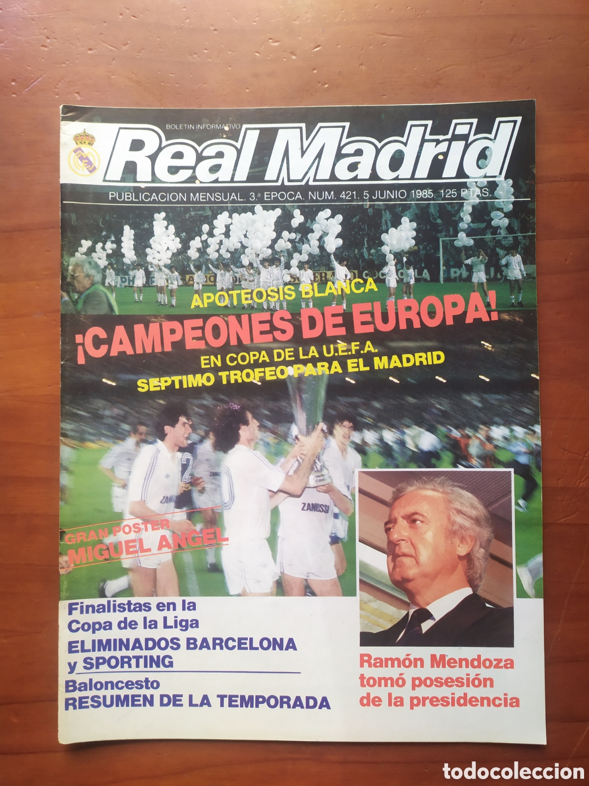 Sammelleidenschaft Sport: Revista Real Madrid 421 junio 1985