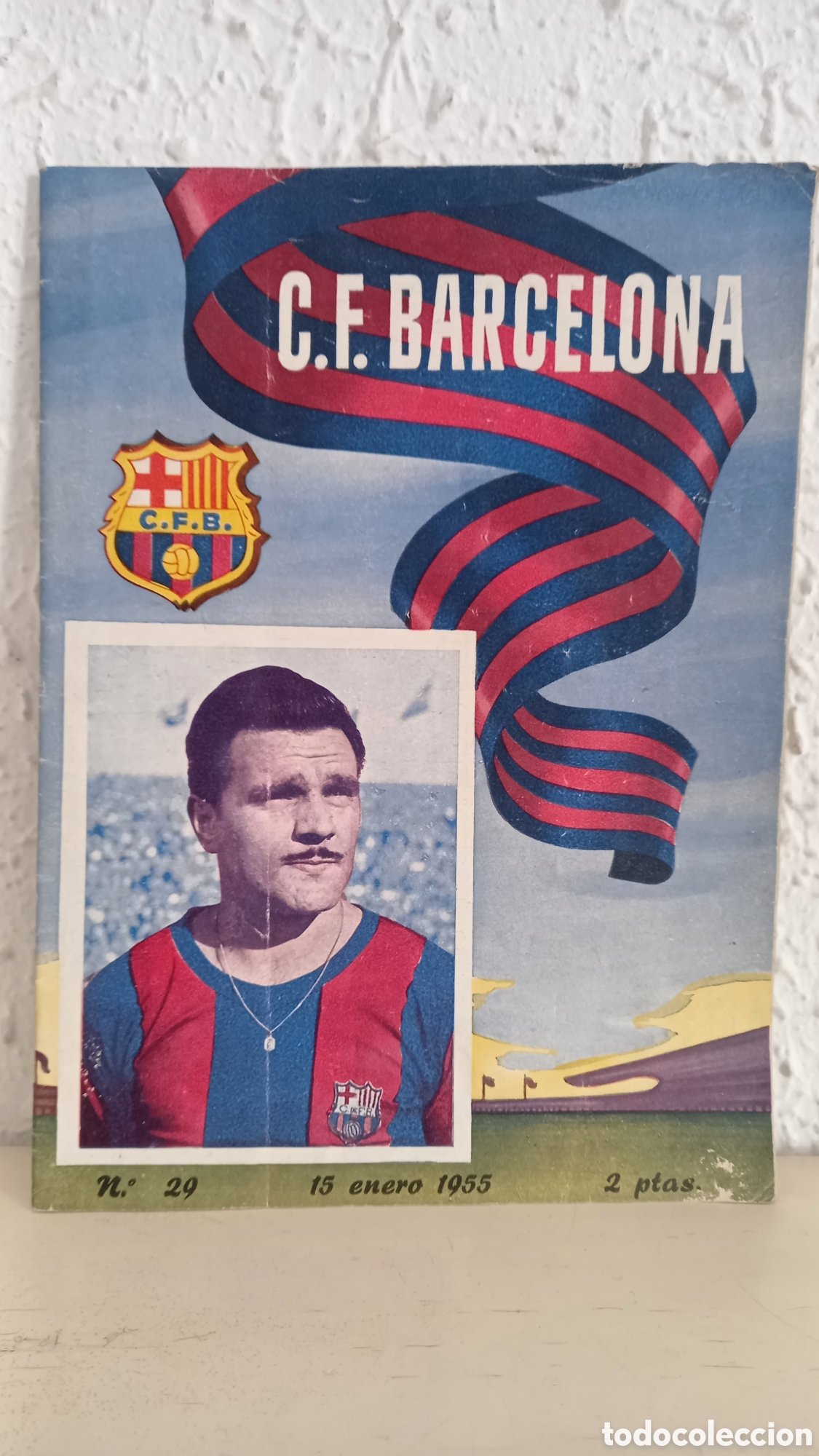 Sammelleidenschaft Sport: PROGRAMA OFICIAL C.F. BARCELONA N&ordm; 29 &ndash; BAR&Ccedil;A-CELTA DE VIGO &ndash; 15 ENERO 1955