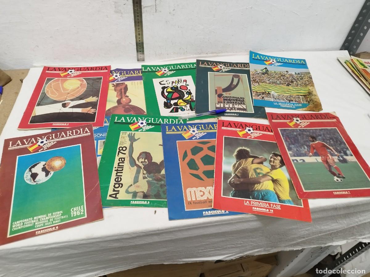 Coleccionismo deportivo: Lote de 11 suplementos de la vanguardia de la copa del mundo. Ver fotos para comprobar el estado.