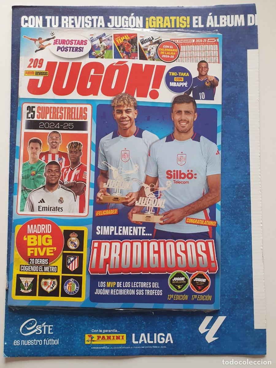 Coleccionismo deportivo: REVISTA JUGON 209 PANINI EMBALAJE ORIGINAL SIN LOS CROMOS