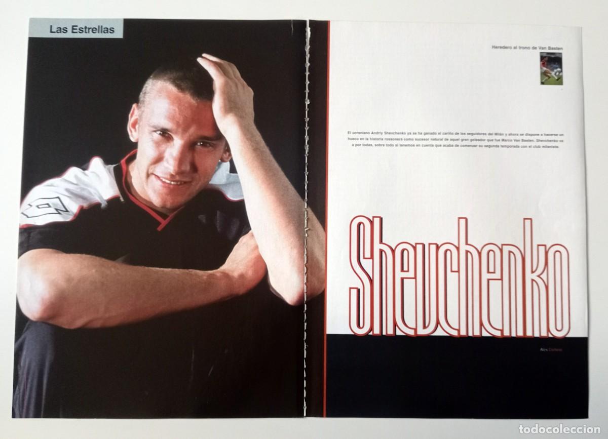 Sports collectibles: REPORTAJE REVISTA ANDRIY SEVCHENKO (A.C. MIL&Aacute;N - UKRANIA)
