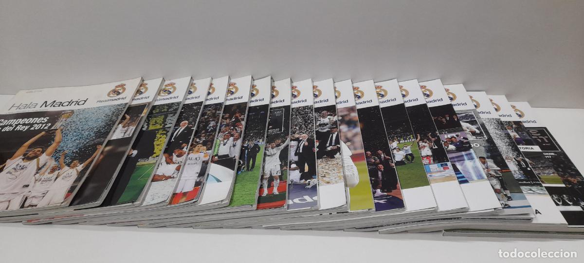 Coleccionismo deportivo: DIECINUEVE RESVISTAS HALA MADRID Y TREINTA POSTERS . DE LOS A&Ntilde;OS 2012 AL 2017