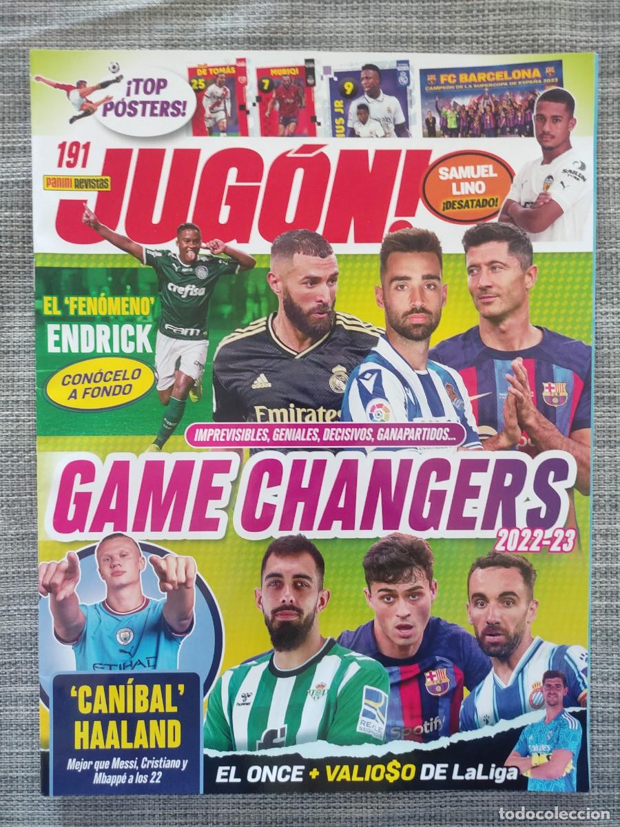Sammelleidenschaft Sport: REVISTA JUG&Oacute;N N&Uacute;M 191 con posters inclu&iacute;dos: FC.BARCELONA, VINICIUS, MURIQI...