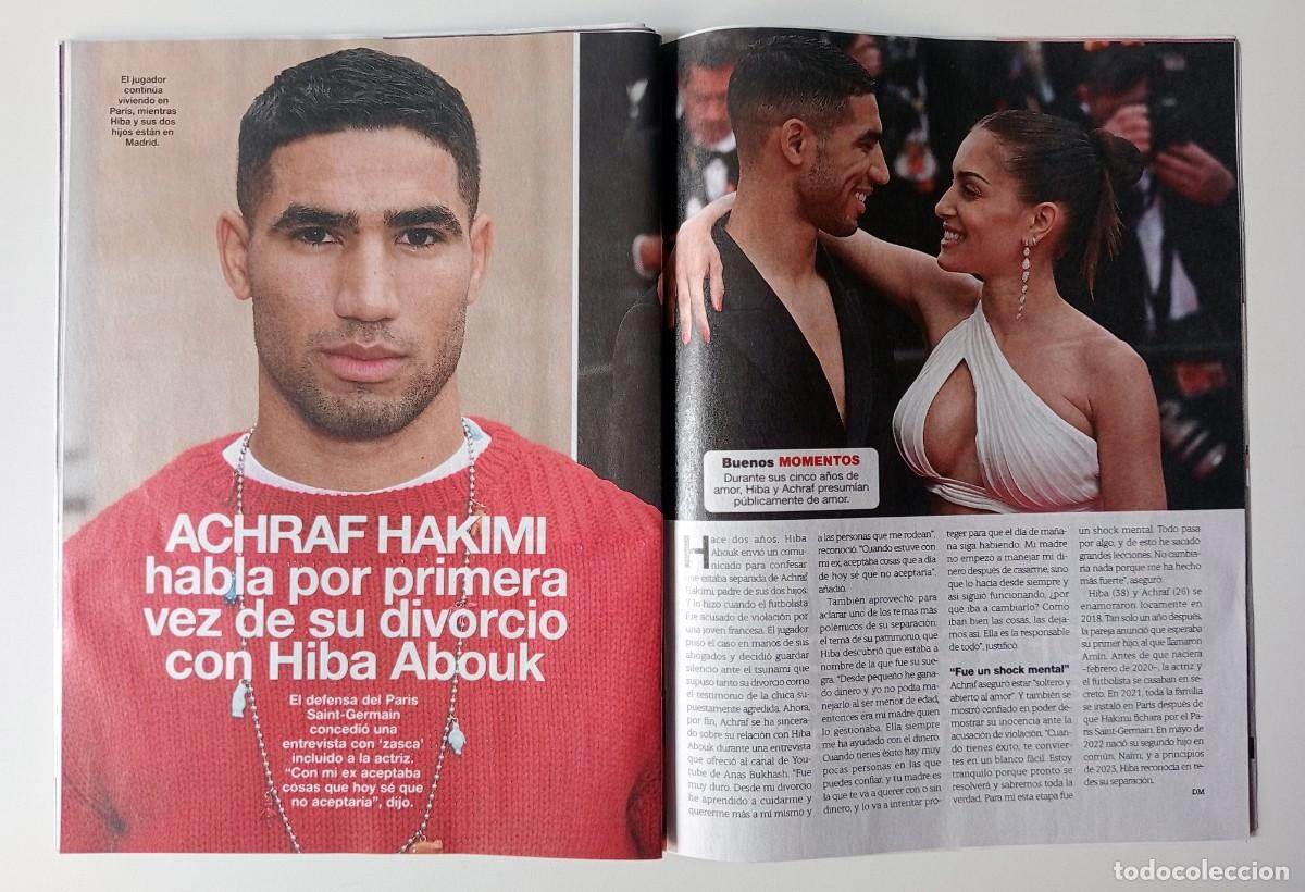Sports collectibles: ENTREVISTA REPORTAJE FUTBOLISTA ACHRAF HAKIMI PARIS SAINT GERMAIN