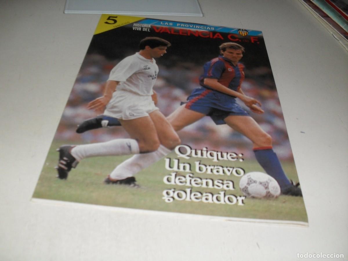 Coleccionismo deportivo: FASCICULO 5 LAS PROVINCIAS,HISTORIA VIVA DEL VALENCIA CF,CON WALDO EN CONTRAPORTADA .1989