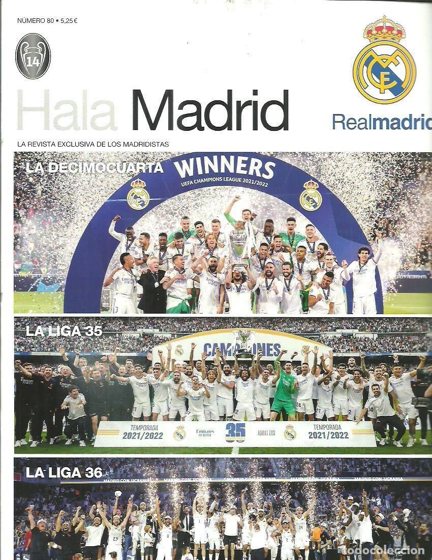 Collezionismo sportivo: Revista oficial del Real Madrid. Hala Madrid n&ordm; 80. La Decimocuarta UEFA CHAMPIONS LEAGHE