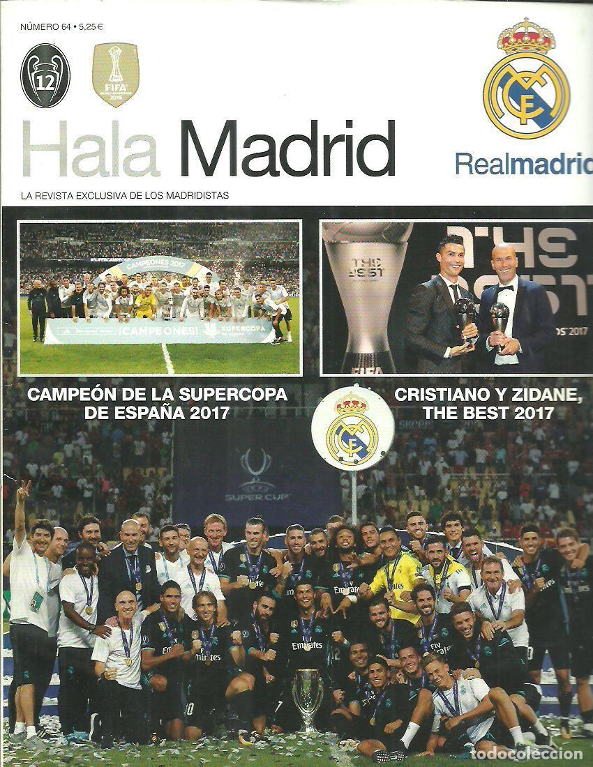 Collezionismo sportivo: Revista oficial del Real Madrid. Hala Madrid n&ordm; 64. Campeones SUPERCOPA UEFA SUPER CUP 2017