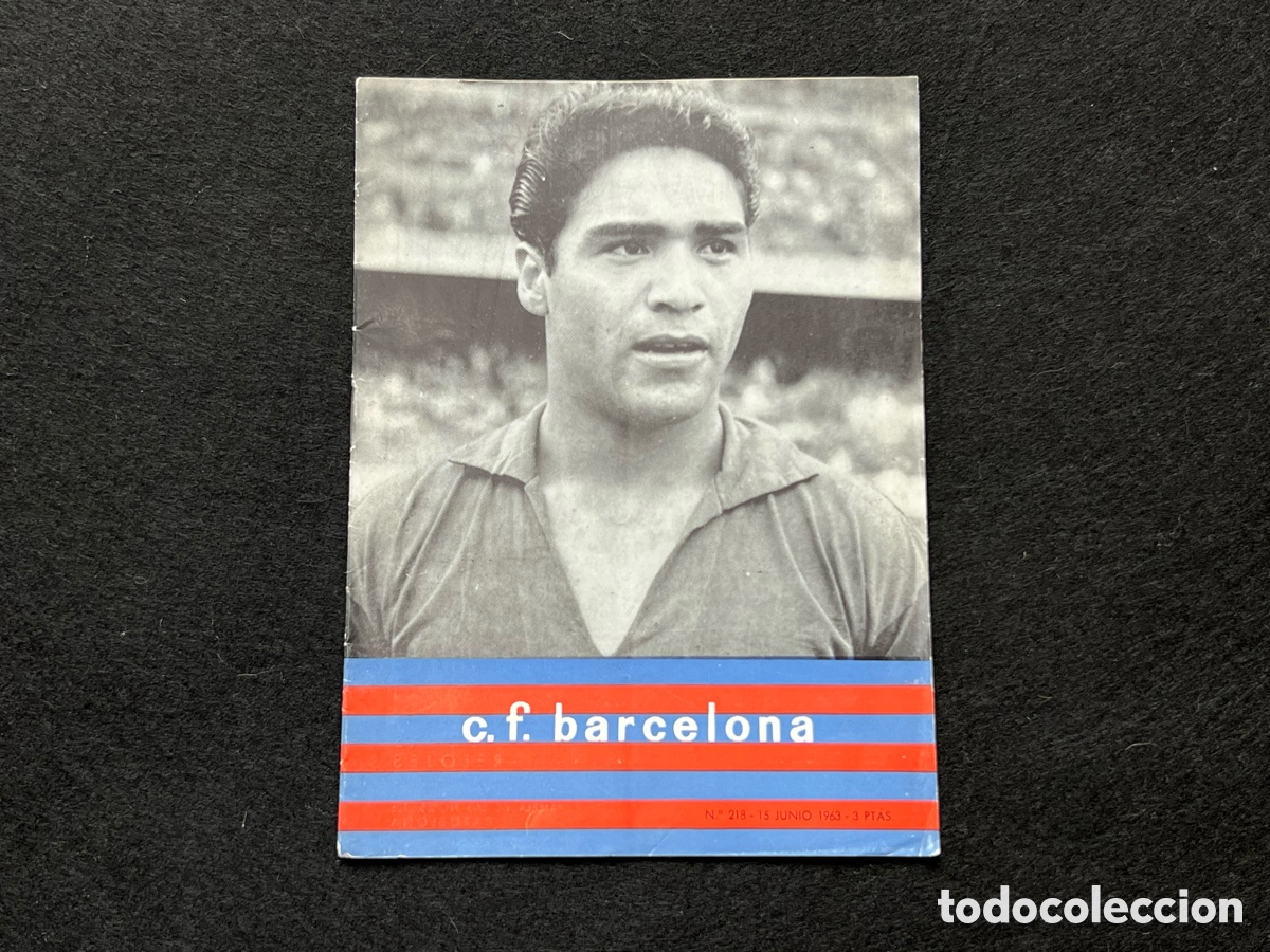 Sports collectibles: PROGRAMA OFICIAL FC BARCELONA VALENCIA CF SEMIS COPA GENERALISIMO 62-63 1962-1963 N&Uacute;M 218 BENITEZ