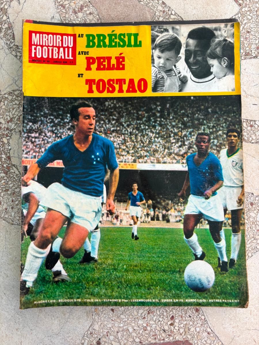 Sports collectibles: MIROIR DU FOOTBALL N&ordm; 102 A&Ntilde;O 1968. AU BRESIL AVEC PELE ET TOSTAO. PARLE MARSEILLE.