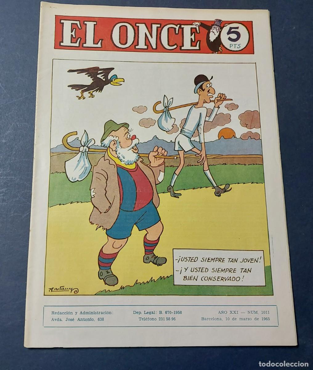 Collezionismo sportivo: El Once N&ordm; 1011 A&ntilde;o 1965 Ref C16