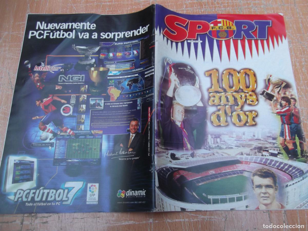 Sports collectibles: revista sport, f.c.barcelona, 100 anys d'or,