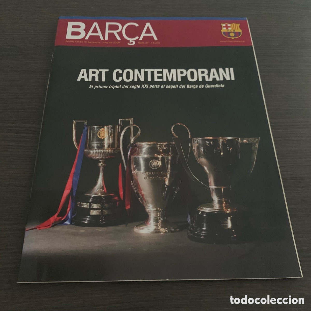 Colecionismo desportivo: Revista oficial fc Barcelona junio juny 2009 Bar&ccedil;a n&ordm; 39